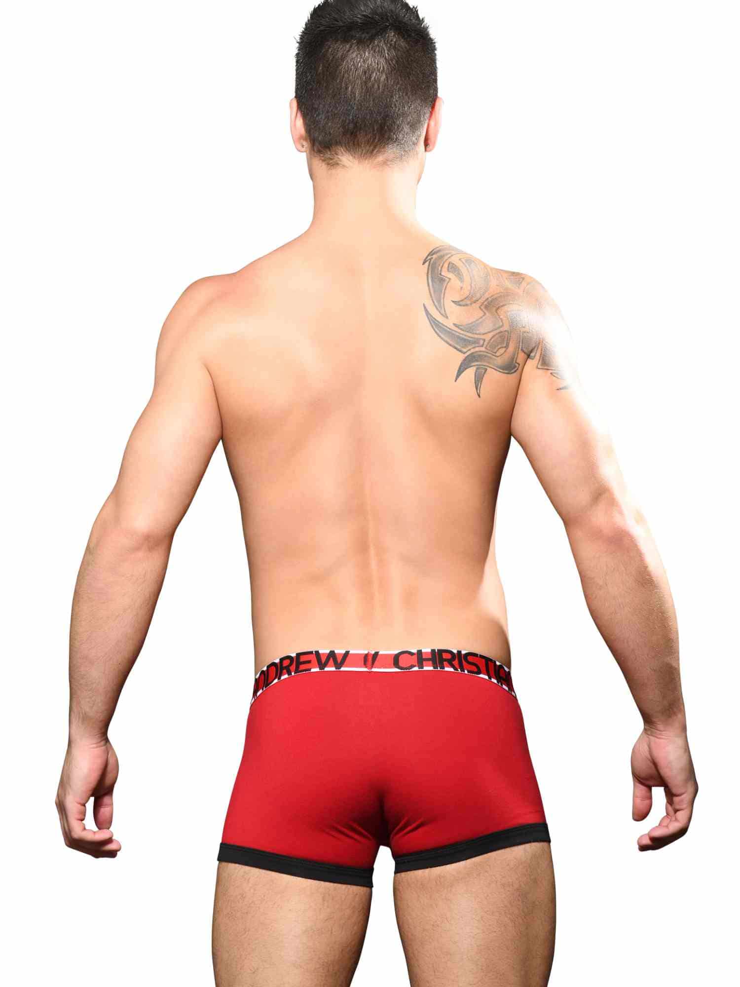 Boxer Almost Naked Cotton Red Xl Ac Red Xl