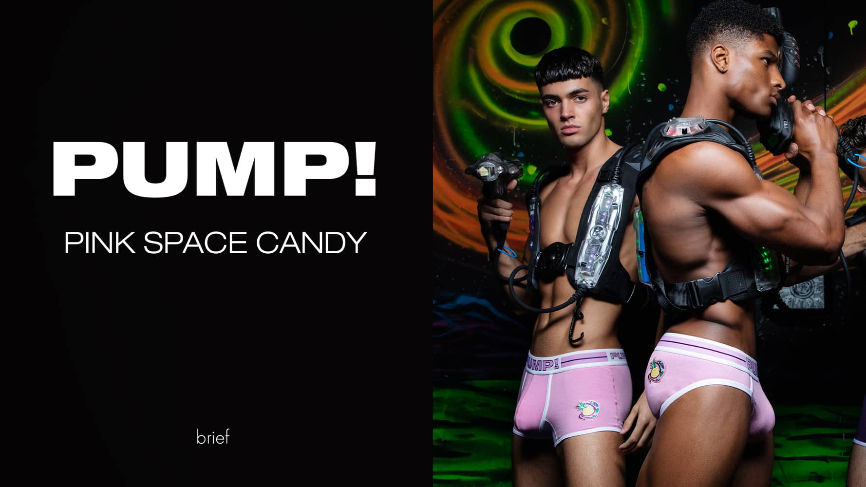 Brief - Pink Space Candy