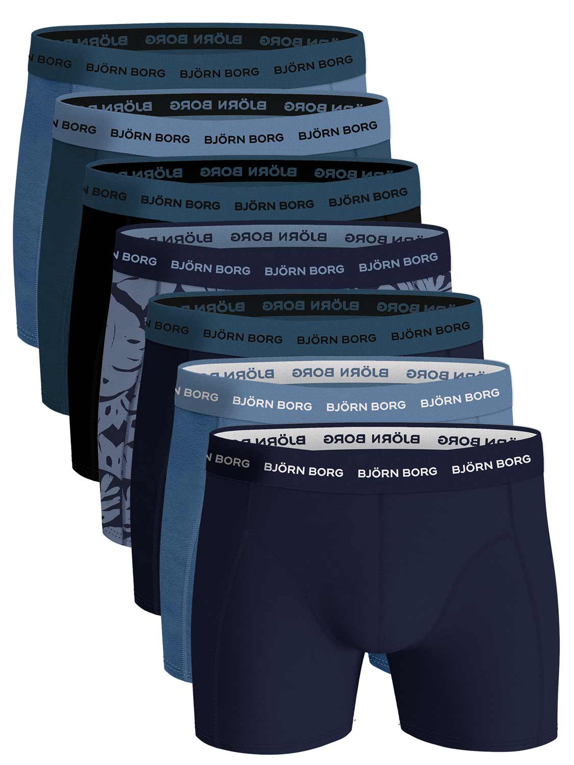 7 pack -  Ess. Cotton Shorts